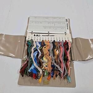 LoRan Thread Organizer 3-Ring Binder & Master Cards 90+ Colors